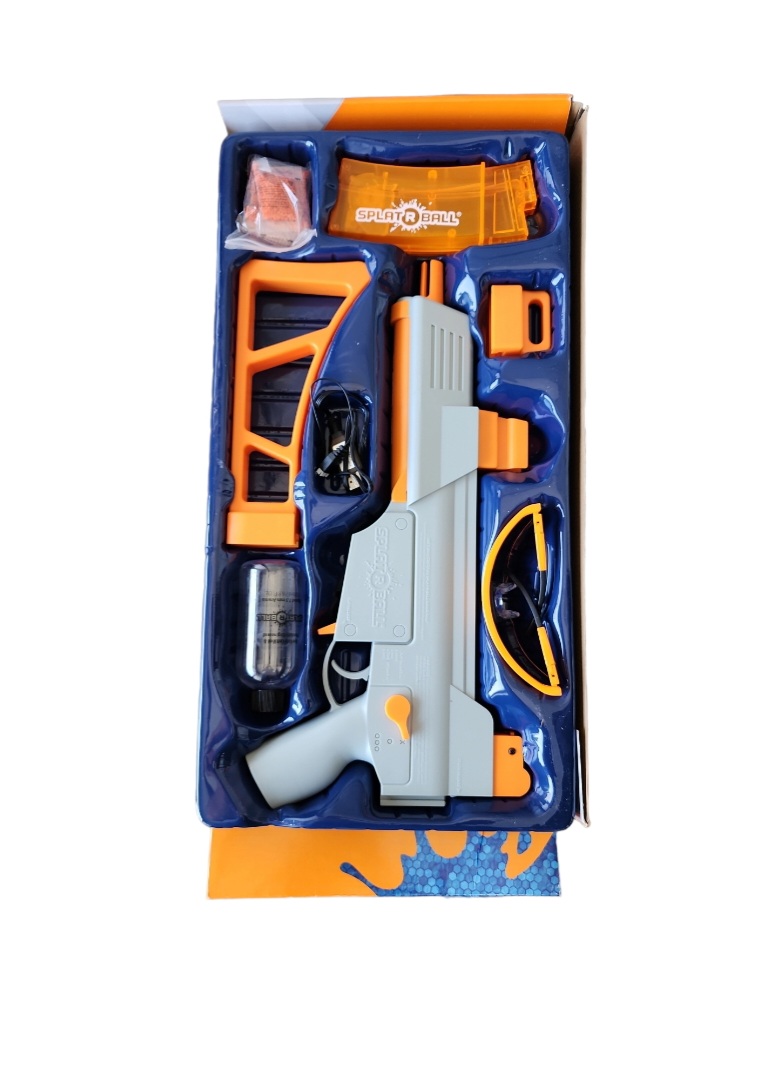 SplatRBall SRB400 Rechargeable Battery Powered Water Bead Gel Blaster Kit